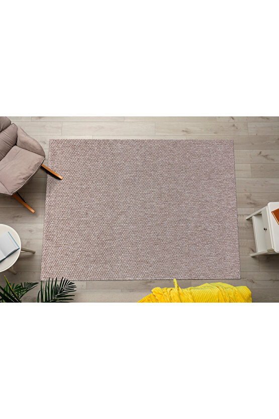 TM-01 Sisal Jut Hasır Model Tek Renk Dokuma Yıkanabilir Toz Vermez  Halı Vizon