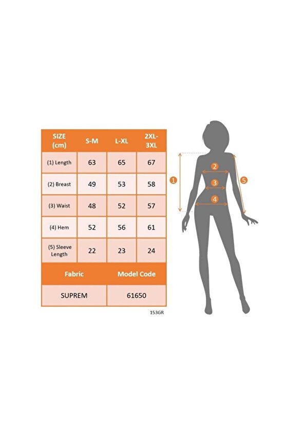 Kadın Kısa Kollu Yuvarlak Yaka Desenli Süprem Bluz
