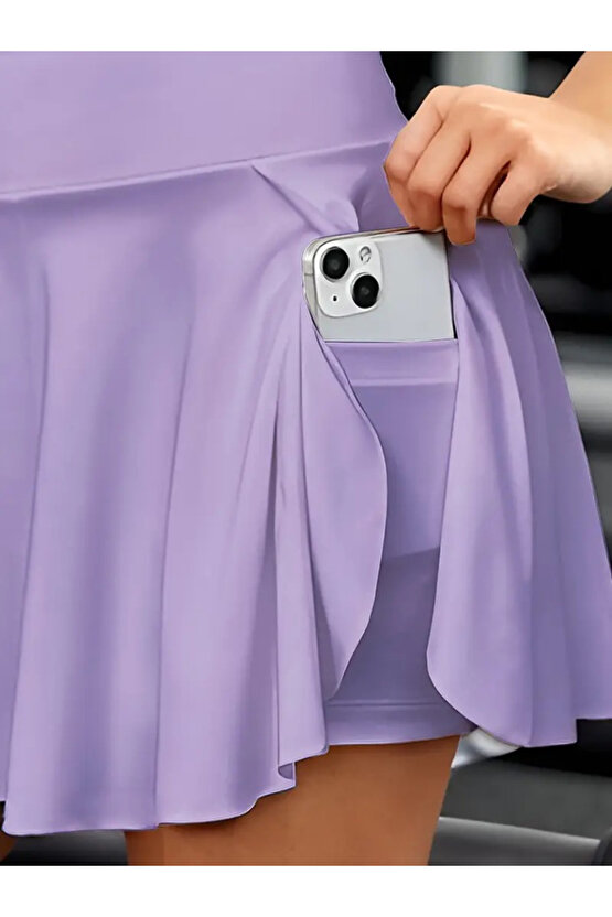 eyesof Kadın Yüksek Bel Cepli Sandy Short Etek