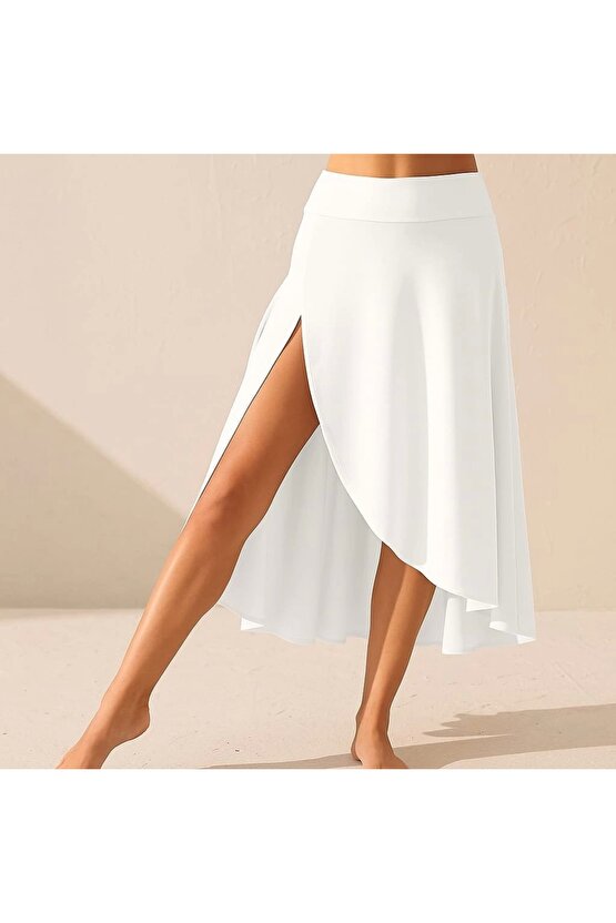 Kadın Cep Detay Taytlı Sandy Etek