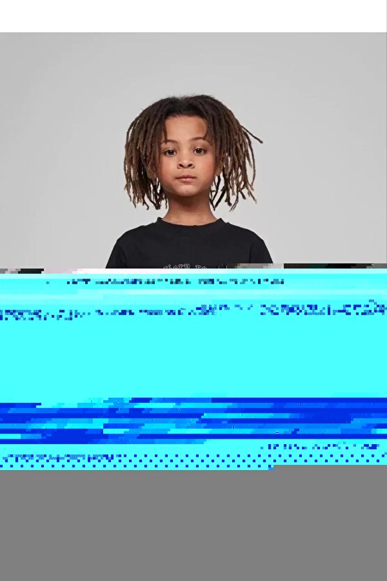 Çocuk Unisex Baskılı T-Shirt - Siyah