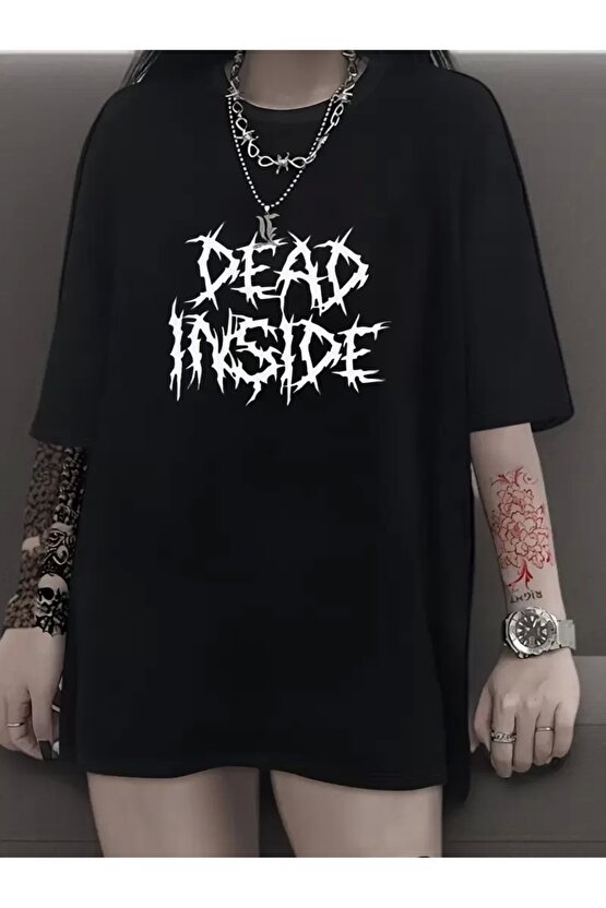 Canlı Harf Baskılı Büyük Boy Oversize Kısa Kollu Tişört - Yumuşak, Nefes Alabilir, Kadınlar için Rah