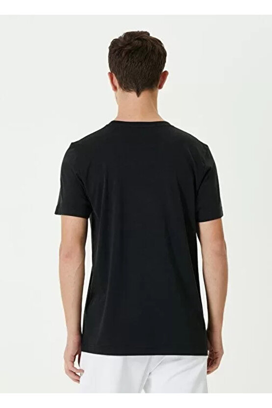 eyesof Unisex Basic Bisiklet Yaka Regular T-Shirt - Siyah