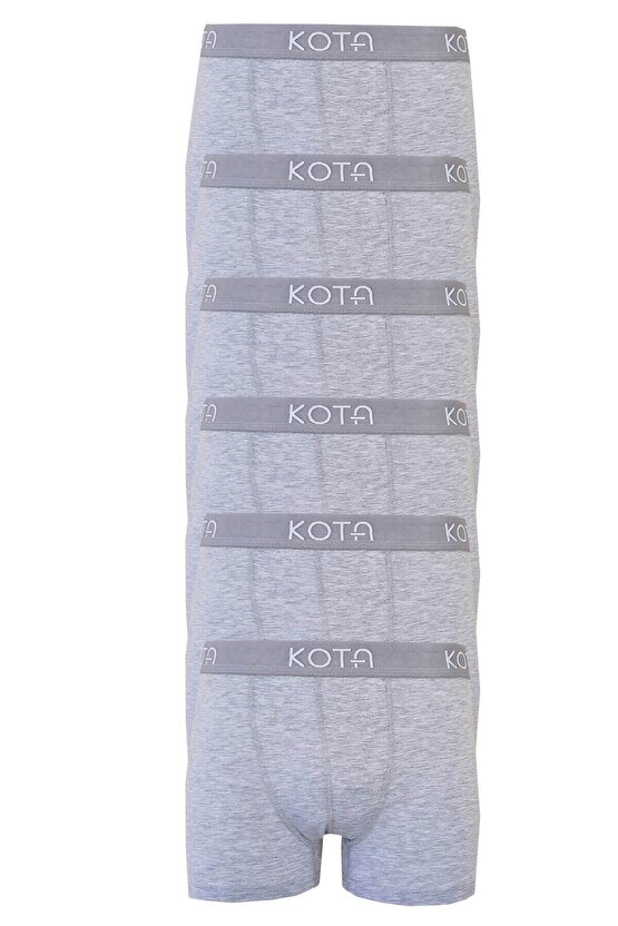 6lı Erkek Likralı Boxer Pamuklu Esnek Rahat Renkli Paçalı