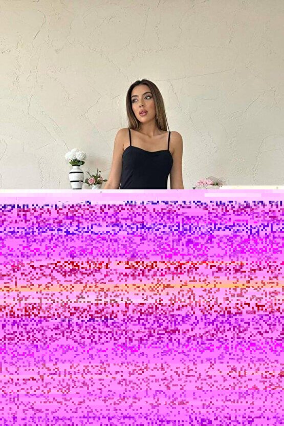 Erkek Siyah Sıfır Yaka Pamuklu Yarım Kollu Fanila