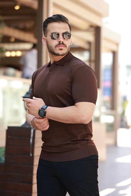 Erkek Hemşire Yaka Kısa Kollu Tişört