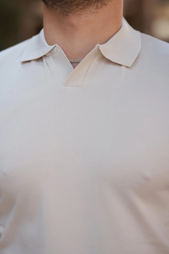 Erkek Hemşire Yaka Kısa Kollu Tişört