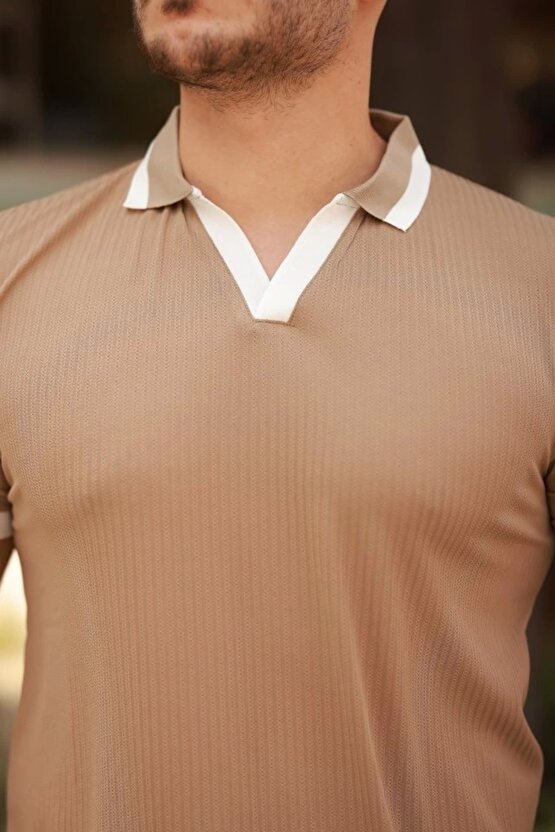 Erkek Hemşire Yaka Kısa Kollu Tişört