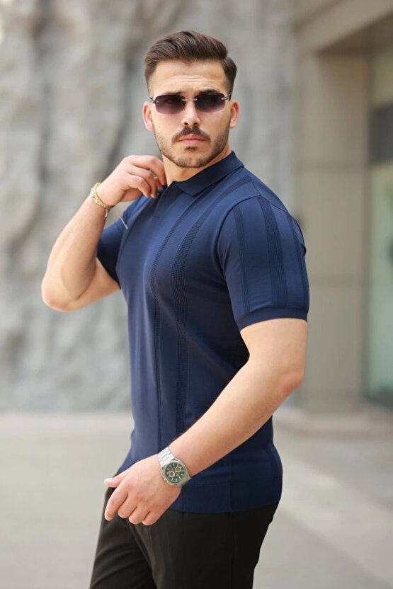 Erkek Hemşire Yaka Kısa Kollu Tişört