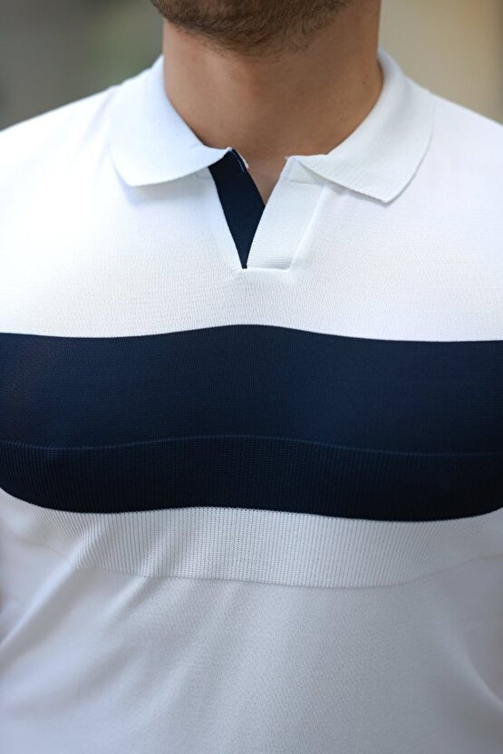 eyesof Erkek Yakalı Kısa Kollu Tişört