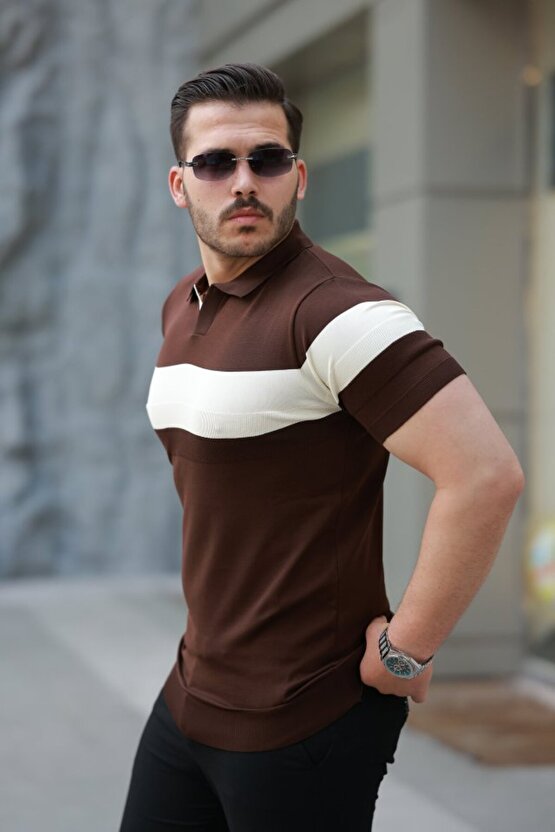 eyesof Erkek Yakalı Kısa Kollu Tişört