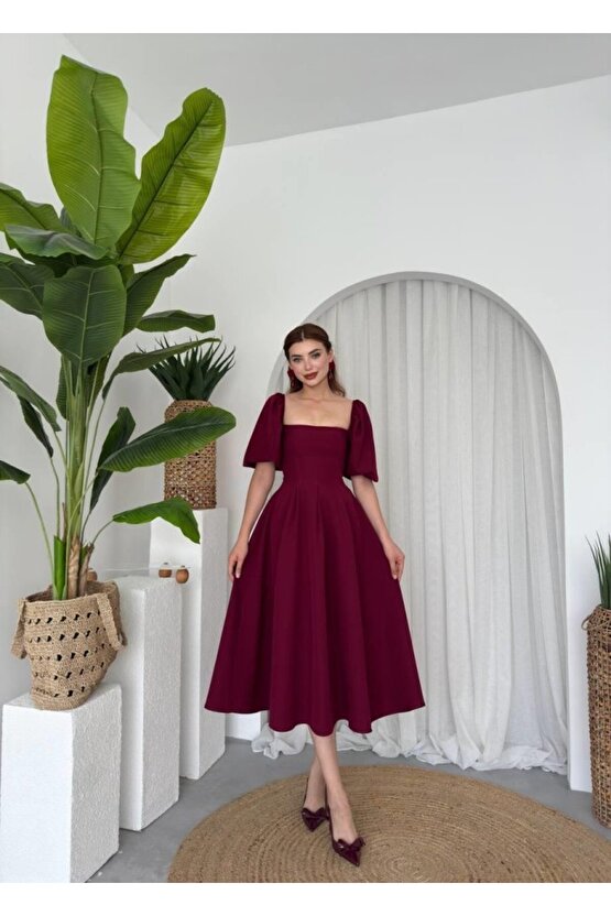 Jama Midi Boy Elbise