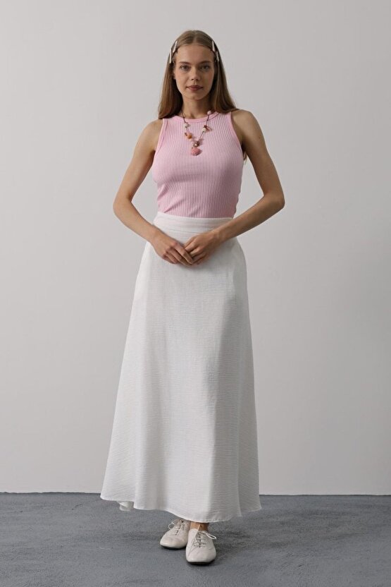 eyesof Keten Etek - Beyaz