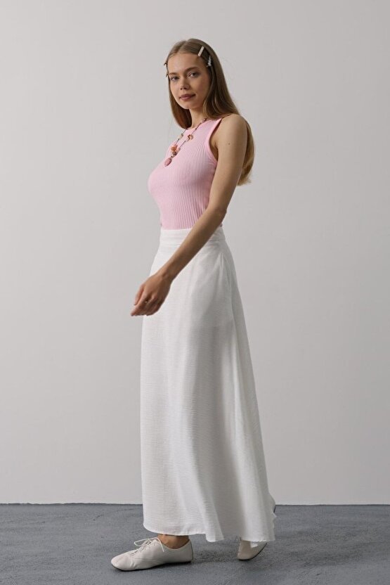 eyesof Keten Etek - Beyaz