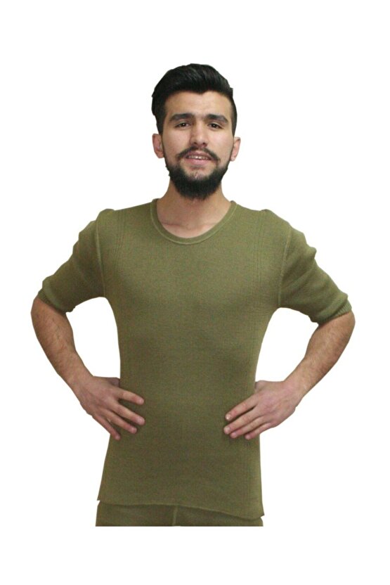 Kadın Kısa Kollu Yakalı Yandan Yırtmaçlı Kalın Fitilli Kaşkorse Elbise