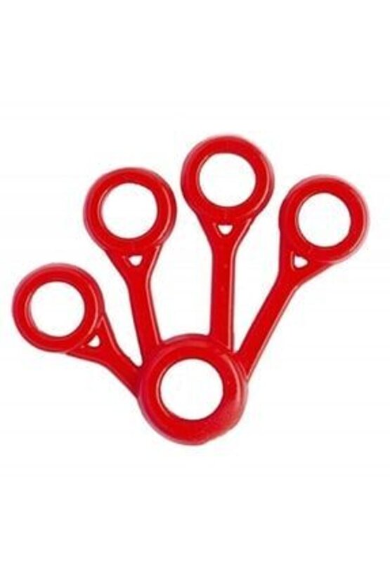 Finger , Silikon ElParmak Egzersiz Aparatı , Kırmızı