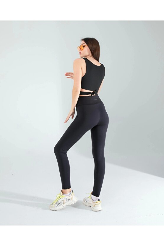 Siyah Onu Kurdeleli Askili Dalgic Crop – Uygun Fiyatlı, Hızlı Kargo, - Şık Tasarım