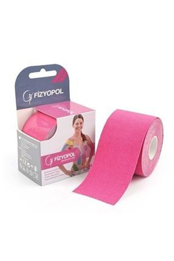 Tape Band 5 Metre X 5 Cm Pembe Renk Kinesio Sporcu BandıNew Product Kinezyo