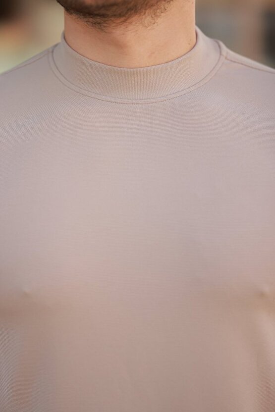 eyesof Erkek Yarım Balıkçı Yaka Kısa Kollu T-shirt