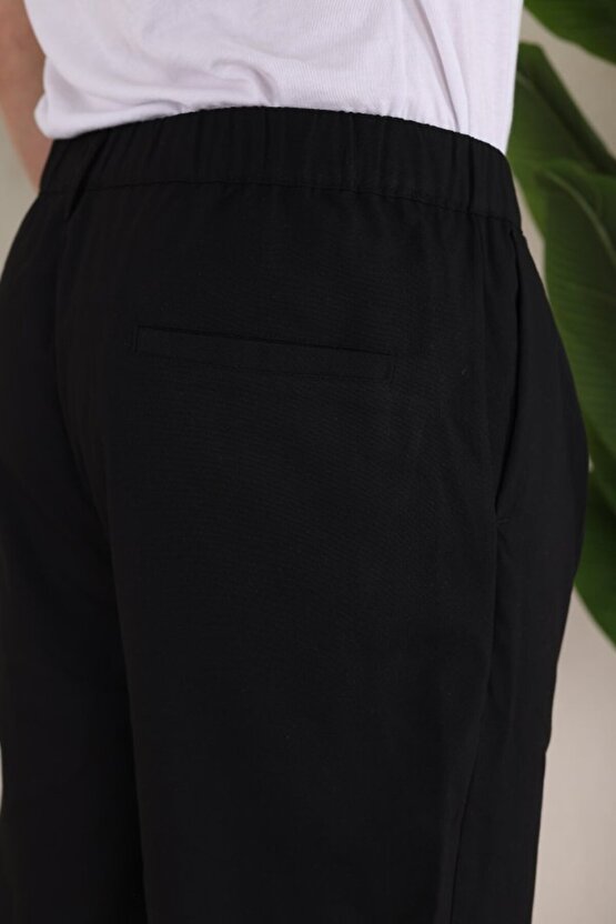 eyesof Erkek Beli Lastikli Pileli Baggy Pantolon