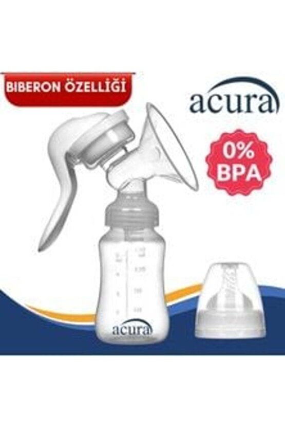 AC-3000 Masaj ve Biberon Özellikli Manuel Göğüs Pompası