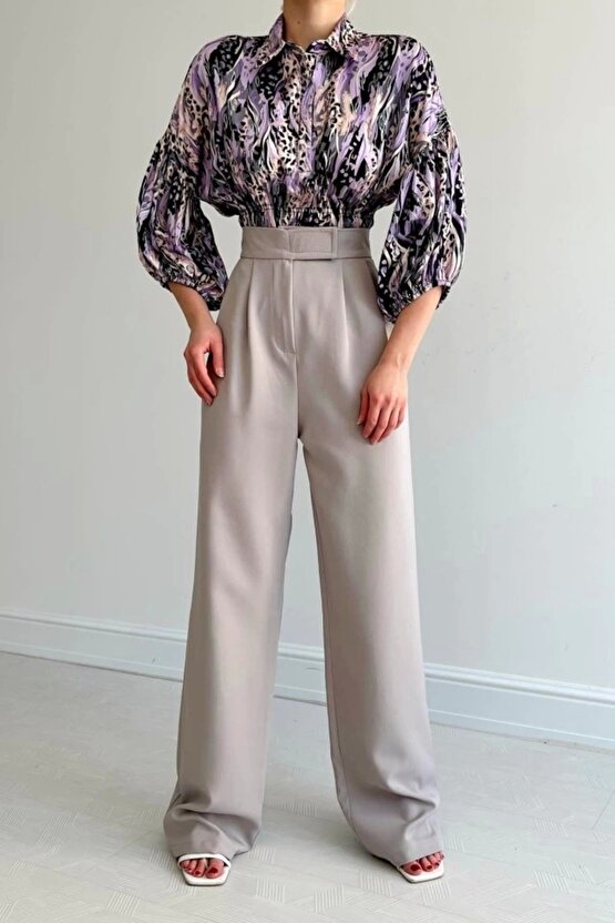 Beli astikli aten Gömlek ila