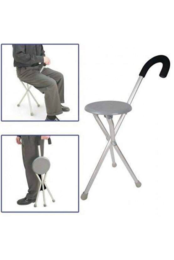 Emek Sağlık Witra Ithal Alüminyum Oturaklı Baston