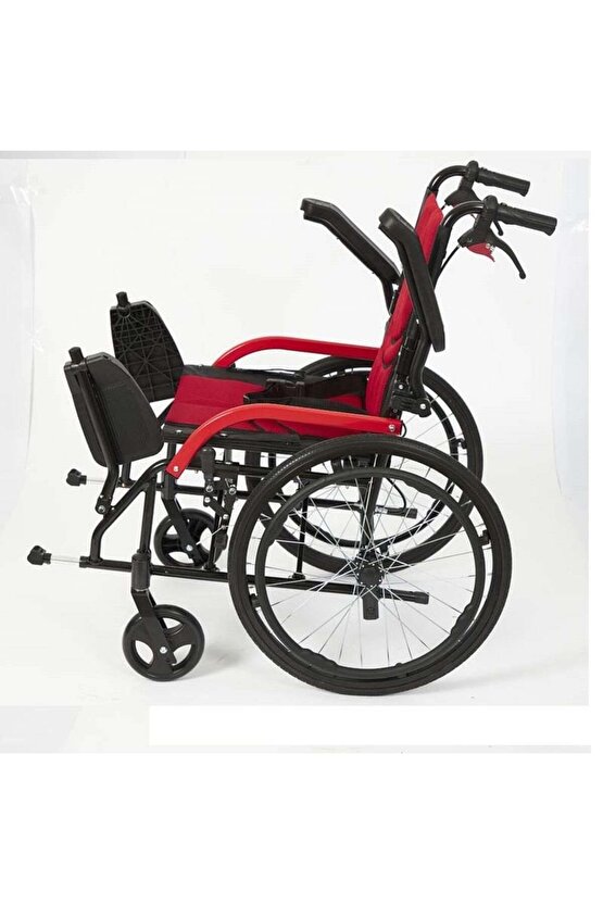 Leo 164 Alüminyum Refakatçi Özellikli Tekerlekli Sandalye