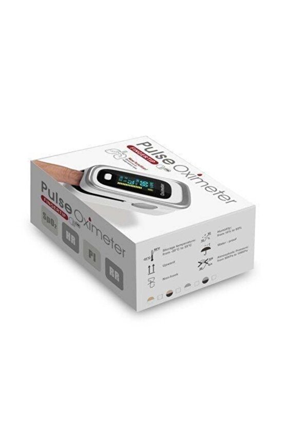 Pulse Oksimetre M170 Oksijen Satürasyon Ölçüm Cihazı Alarmlı