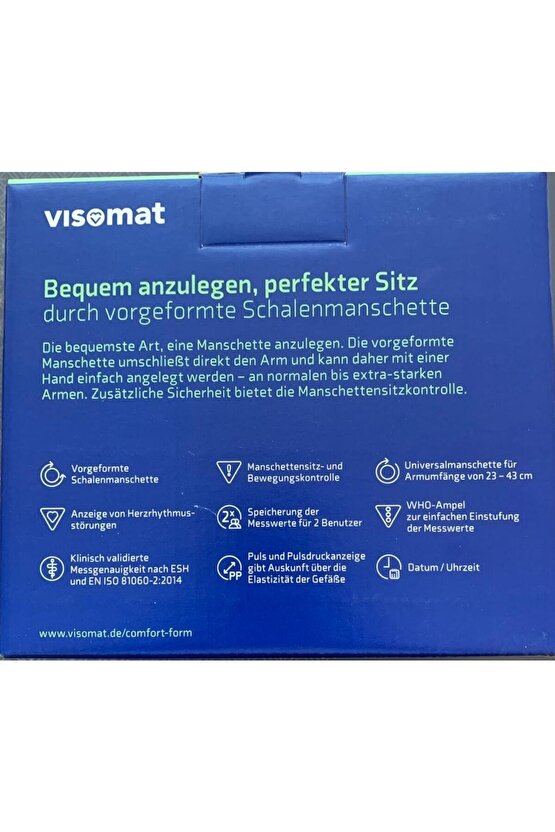 Dijital Comfort 2040 Çift Hafızalı Üst Koldan Ölçme Tansiyon Aleti Pilli Kol