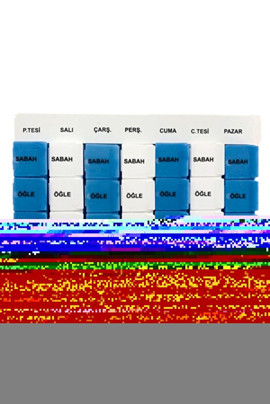 Haftalık Ilaç Saklama Kutusu 28 Gözlü