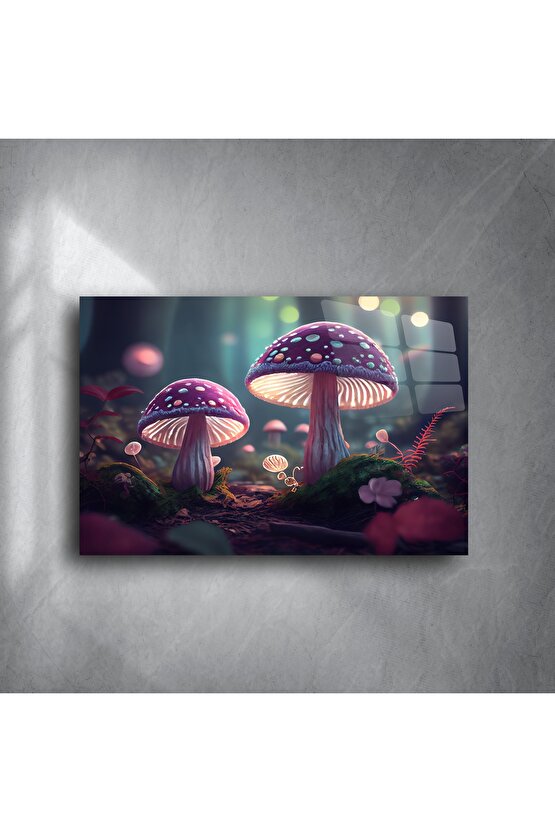 Büyülü Orman Mantar Duvar Sanatı