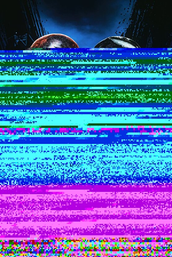 Modern Bilim Kurgu Gece Gökyüzü Dekoru