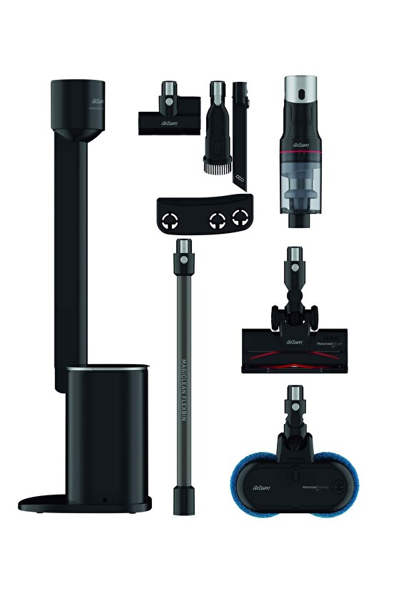 MagiClean FlexBin İstasyonlu Dikey Şarjlı Süpürge - AR4211