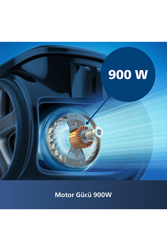 7000 Serisi Marathon Daily Torbasız Elektrikli Süpürge, 750W, PowerCyclone 8, XB715007