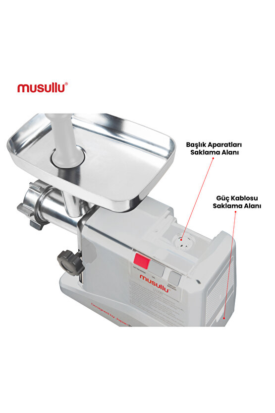 Et Kıyma Makinesi Ince Süzgeç 1800w