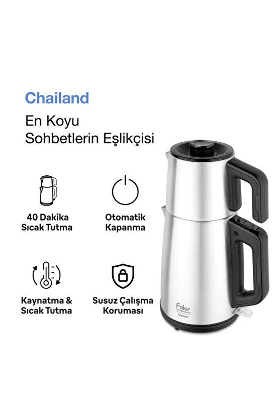 Chailand Çay Makinesi & Kettle Inox