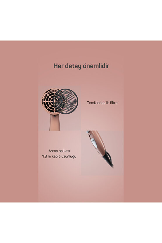 Senfony Color Saç Kurutma Makinesi 2000W Akşam Güneşi - AR5014