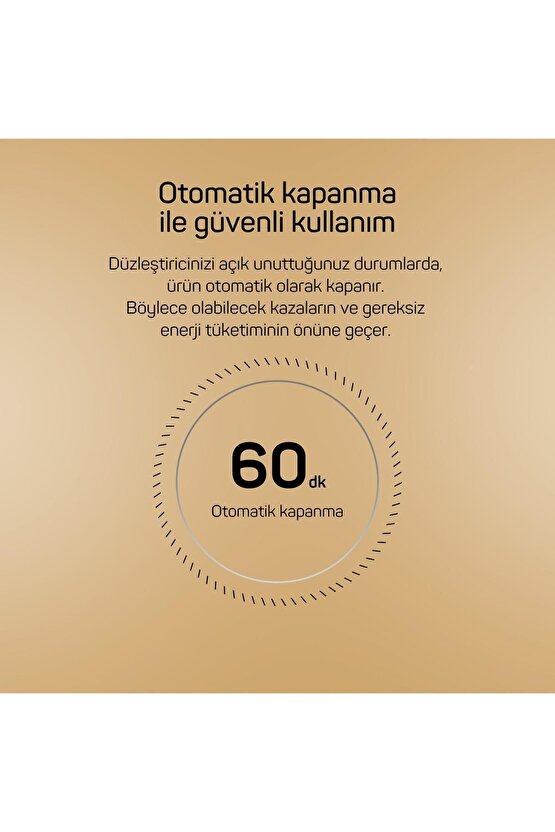 Ar5081 Prostyle Gold Geniş Seramik Plaka Saç Düzleştirici