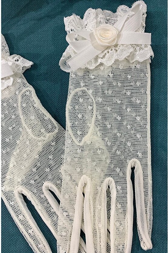 Beyaz Gelin Eldiveni – Eldiven – Eldiven – Eldiven