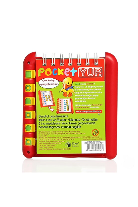 Akıllı Düğmeler - Pocketyup - 4-6 Yaş Çocuk Bulmacası Kitabı Kontrol Kutusu