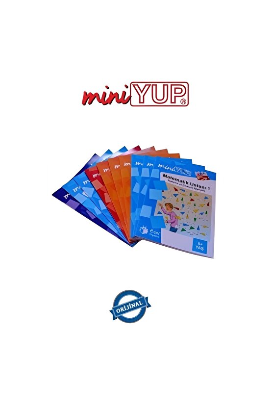 MiniYUP 8+ Yaş Sözel ve Sayısal Zeka Geliştirme Seti Kitapları (Kontrol Kutusu Dahil Değildir)