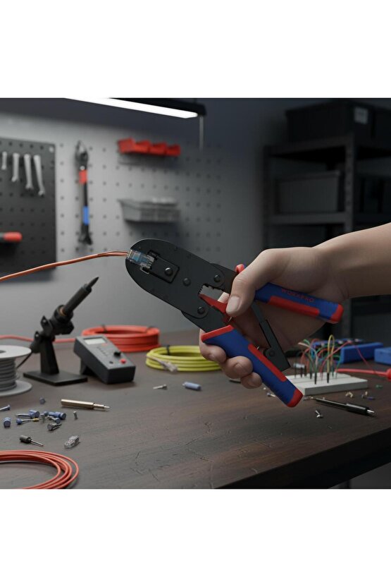 WP292001 RJ45RJ11RJ12RJ22 Profesyonel Konnektör Sıkma Pensesi