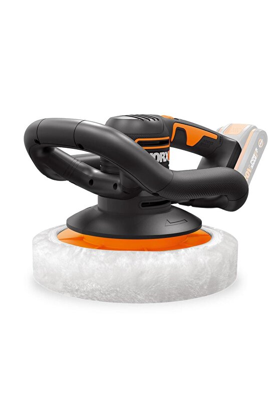 WX856.9 20Volt 254MM Şarjlı Orbital Polisaj Makinesi (Akü Dahil Değildir)