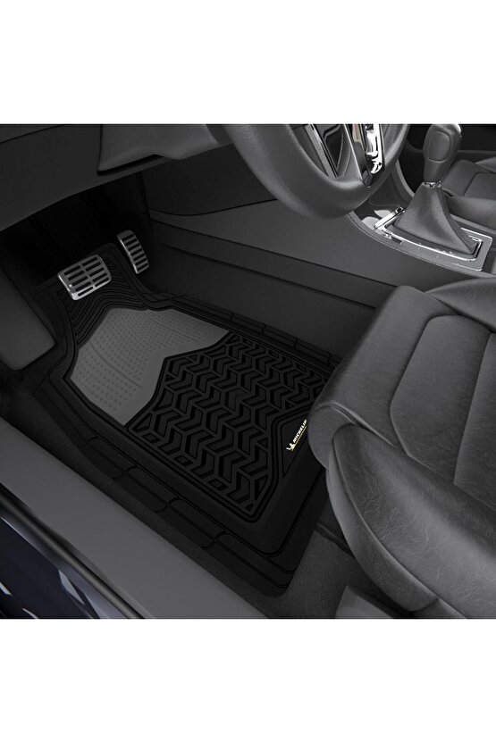 MC33856 Tüm Araçlara Uyumlu 4 Parça Üniversal 3D Havuzlu Oto Paspas