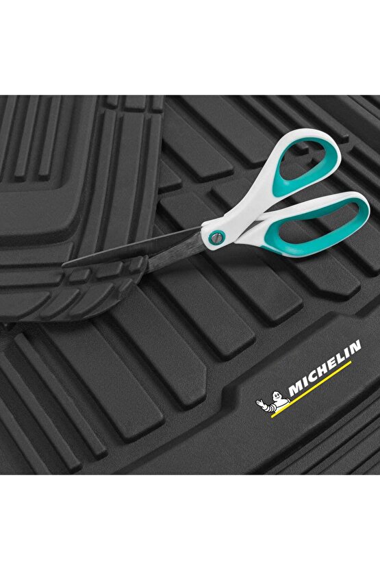 MC34891 Tüm Araçlara Uyumlu 4 Parça Üniversal 3D Havuzlu Oto Paspas