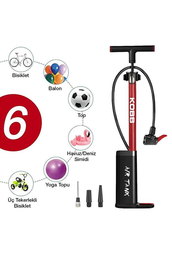 KB3256D 87 PSI Dijital Basınç Göstergeli Taşınabilir El Pompası