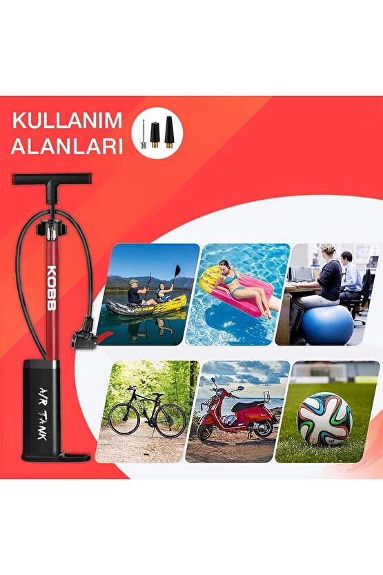 KB3256D 87 PSI Dijital Basınç Göstergeli Taşınabilir El Pompası