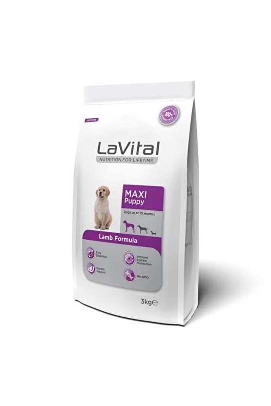 Lavital Büyük Irk Kuzu Etli Yavru Köpek Maması 15 Kg