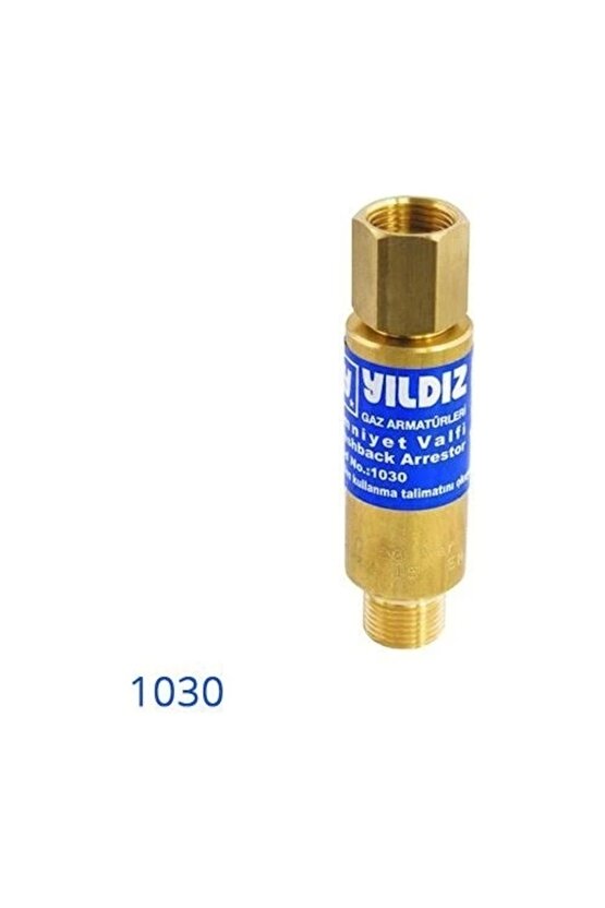 Yıldız 1030 Alev Emniyet Valfi Oksijen